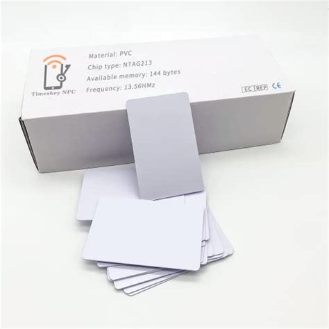 NFC Card Ntag213 Chip Blank PVC Compatible with All NFC 